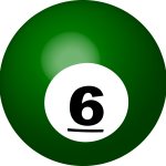 pool ball, number 6, sphere-923831.jpg